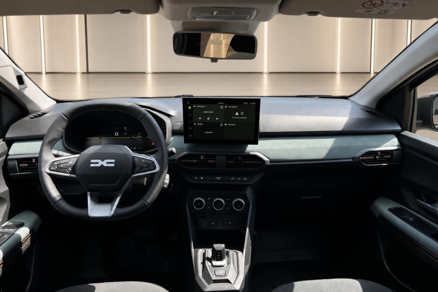 Dacia Jogger Armaturenbrett - digitales Display und zentrale Touchscreen-Bedienung