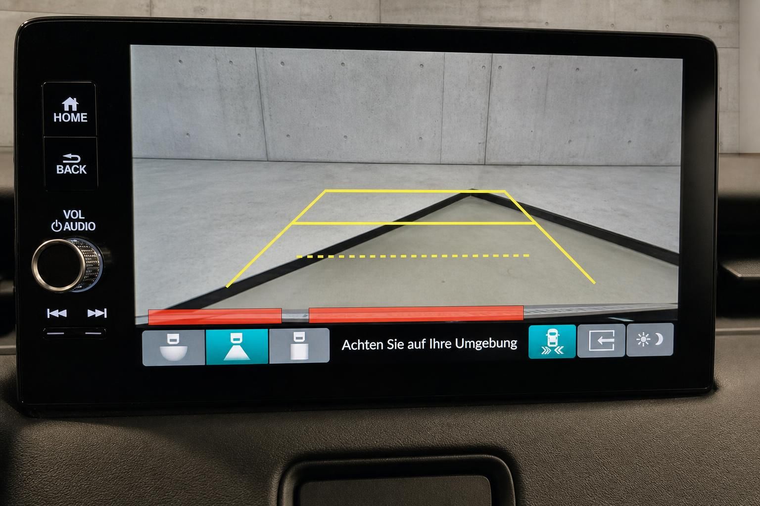 Honda Multifunktionsdisplay mit Rückfahrkamera und Einparkhilfe