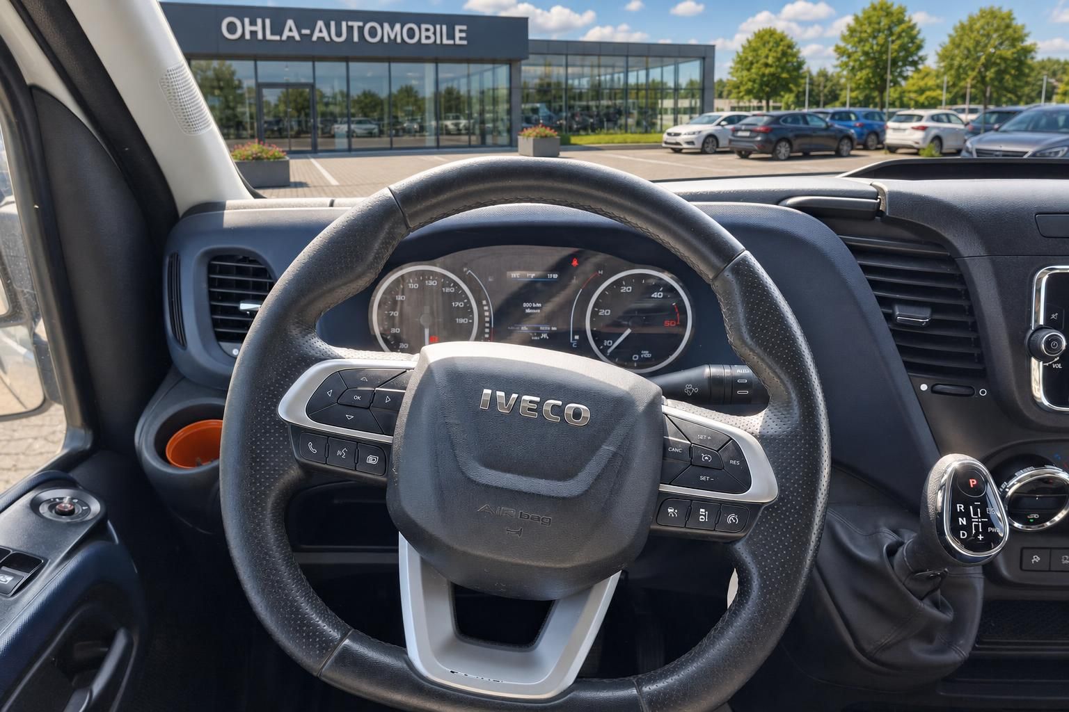 IVECO Daily Lenkrad und Cockpit Instrumententafel Nahaufnahme