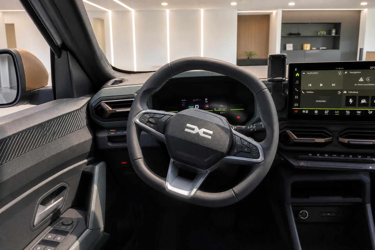 Dacia Duster Lenkrad und Cockpit mit digitalem Display