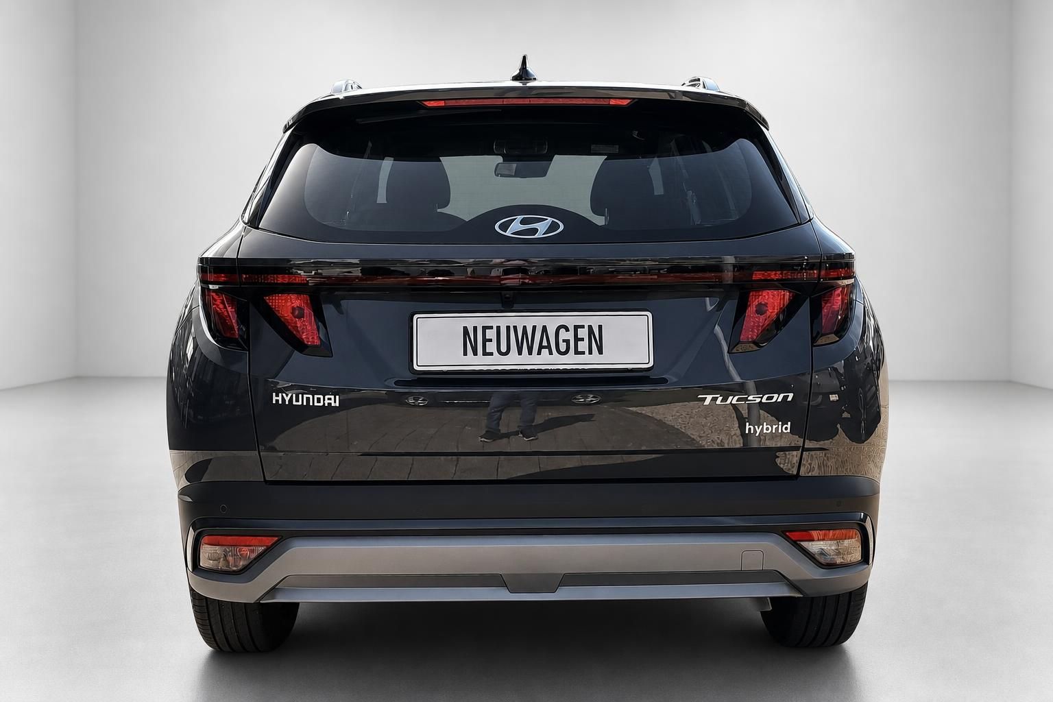 Hyundai Tucson Hybrid Neuwagen, Heckansicht mit Rueckleuchten