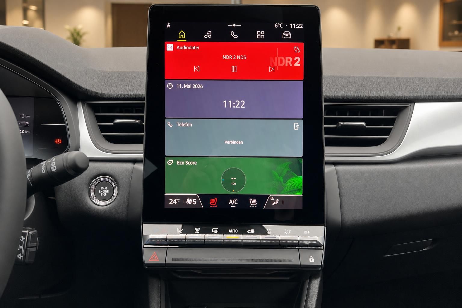 Renault Touchscreen Infotainmentsystem im Detail