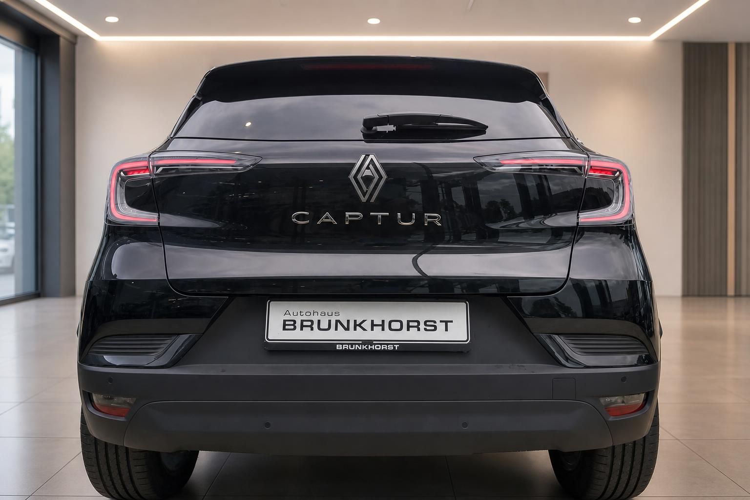 Renault Captur schwarz Heckansicht – LED-Rückleuchten, Autohaus Brunkhorst