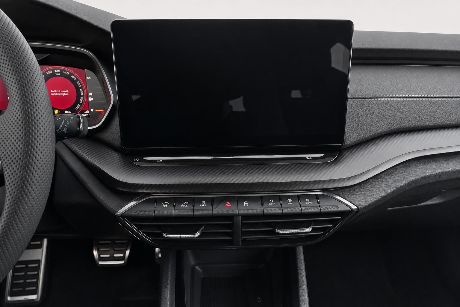 Skoda Octavia Mittelkonsole mit Touchscreen und Bedienelementen