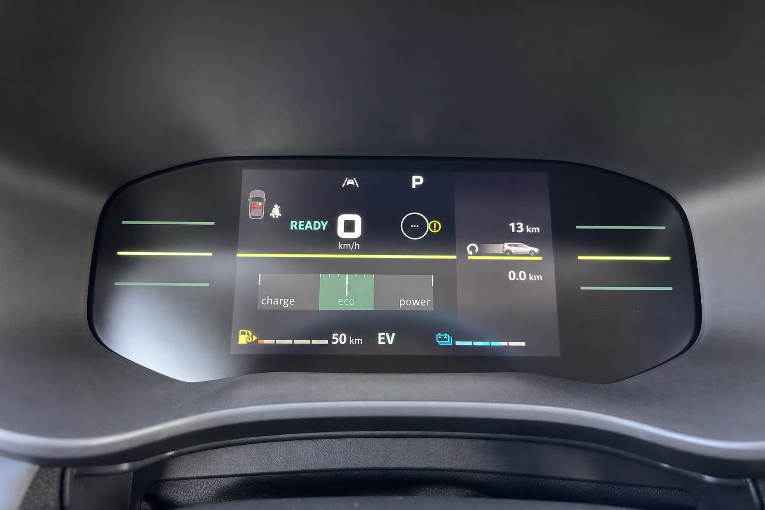 Digitales Kombiinstrument Elektrofahrzeug mit EV-Anzeige, Eco-Modus und Reichweitenanzeige 50 km