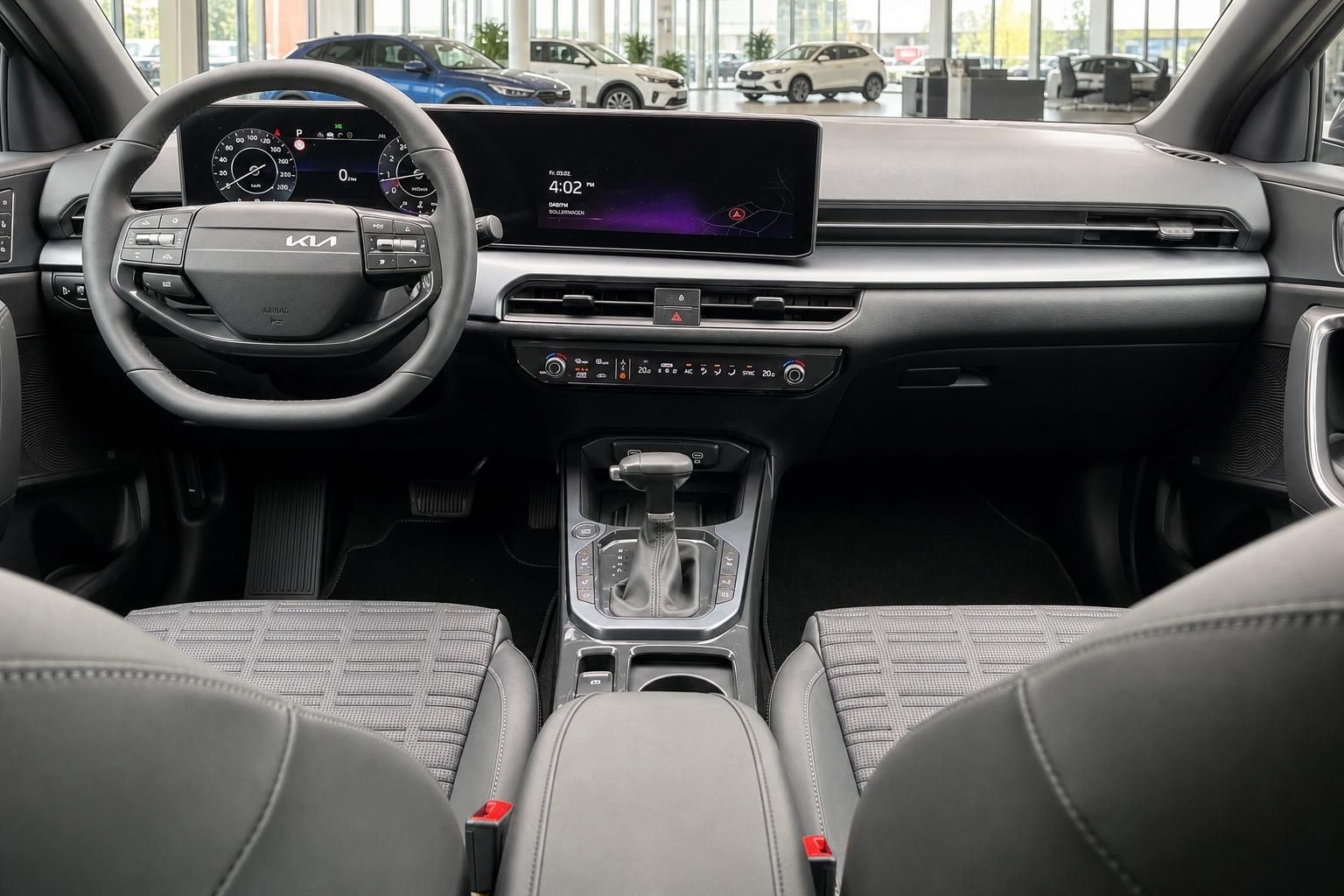 Kia XCeed Cockpit mit Lenkrad, Digitaltacho und Mittelkonsole
