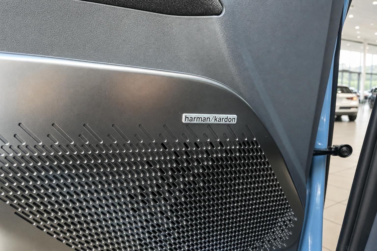 Harman Kardon Lautsprecher in der Türverkleidung des Fahrzeugs