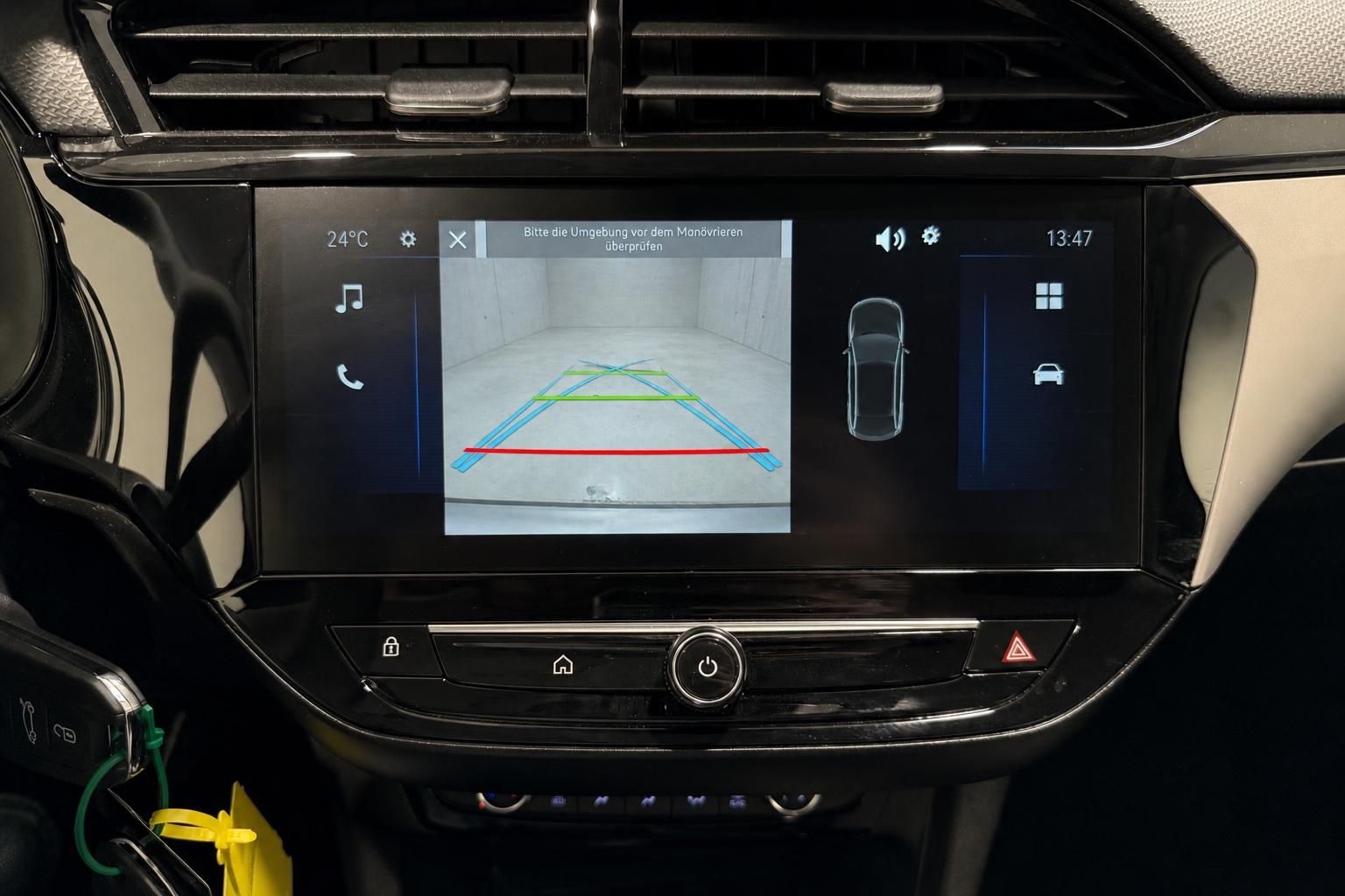 Opel Corsa Rückfahrkamera Display mit Parkassistent