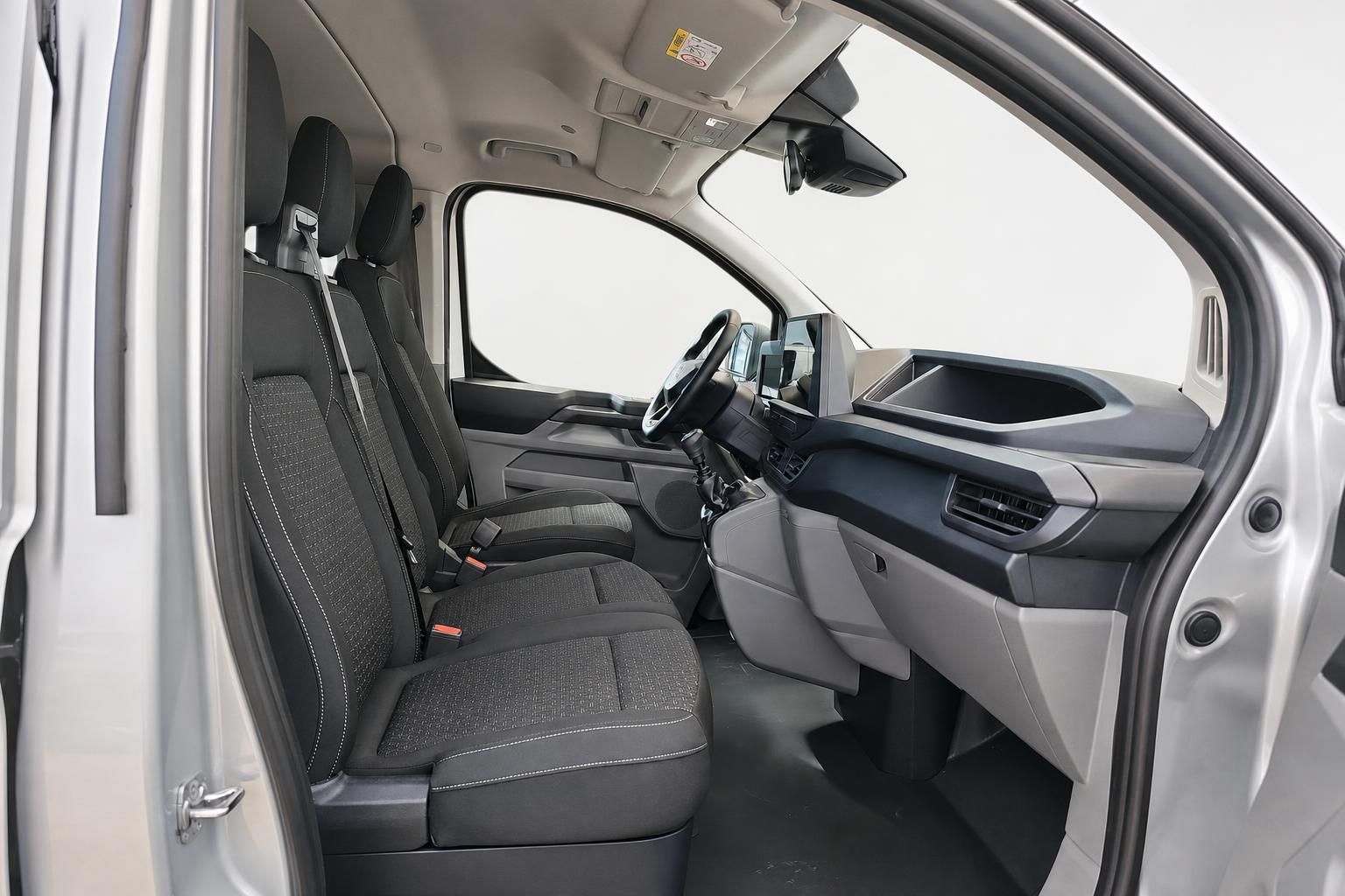 Ford Transit Custom Innenraum mit Sitzen und Armaturenbrett