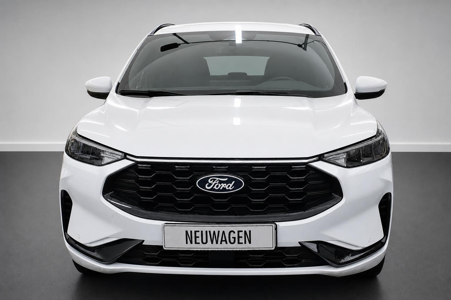 Ford Kuga weiß Frontansicht Neuwagen Kühlergrill