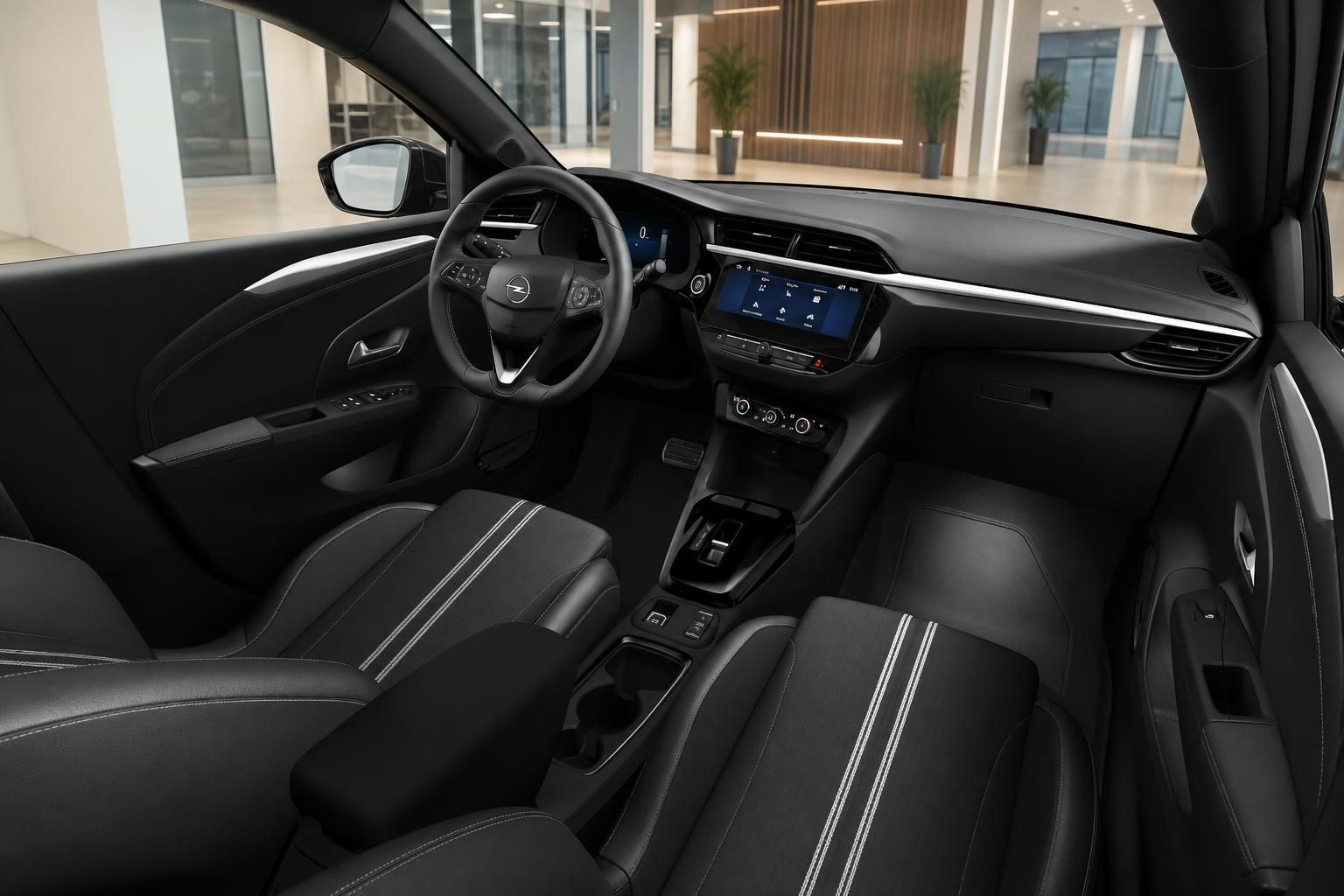 Opel Corsa Electric Cockpit mit Lenkrad und Display