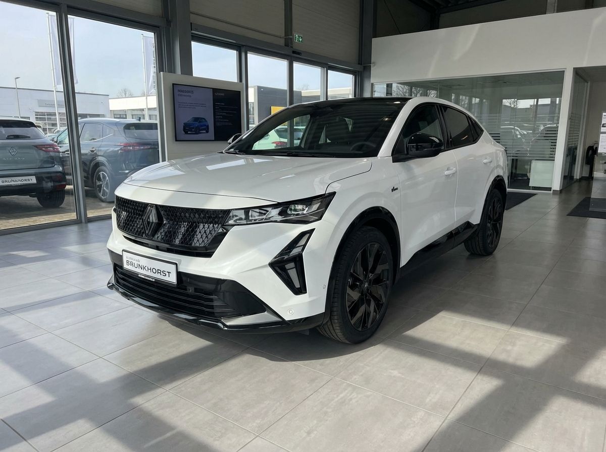 Weißer Renault Austral im Autohaus Brunkhorst – moderner SUV-Coupé in Pearlweiß