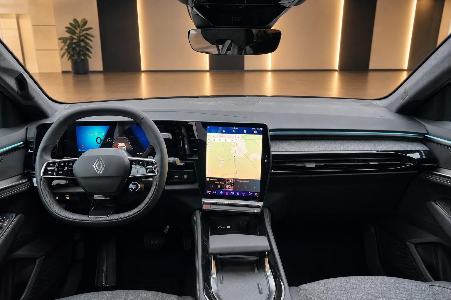 Renault Austral Armaturenbrett mit digitalem Cockpit und großem Touchscreen-Display