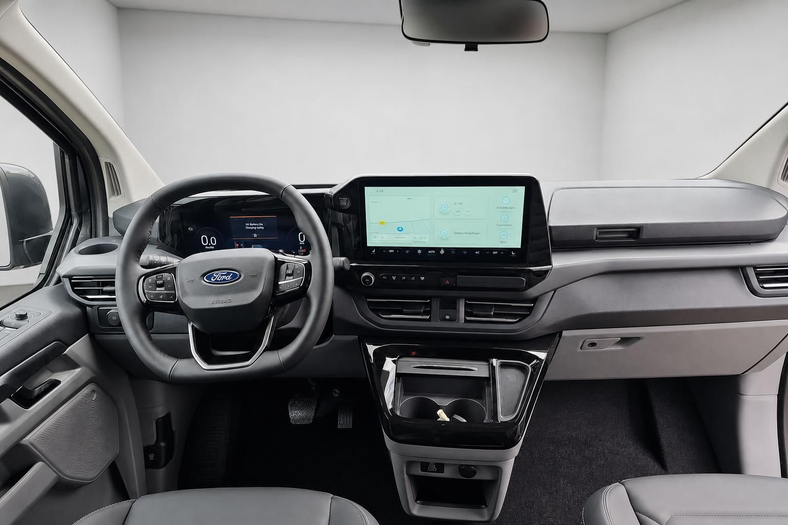 Ford Tourneo Custom Cockpit mit Lenkrad und Touchscreen Display
