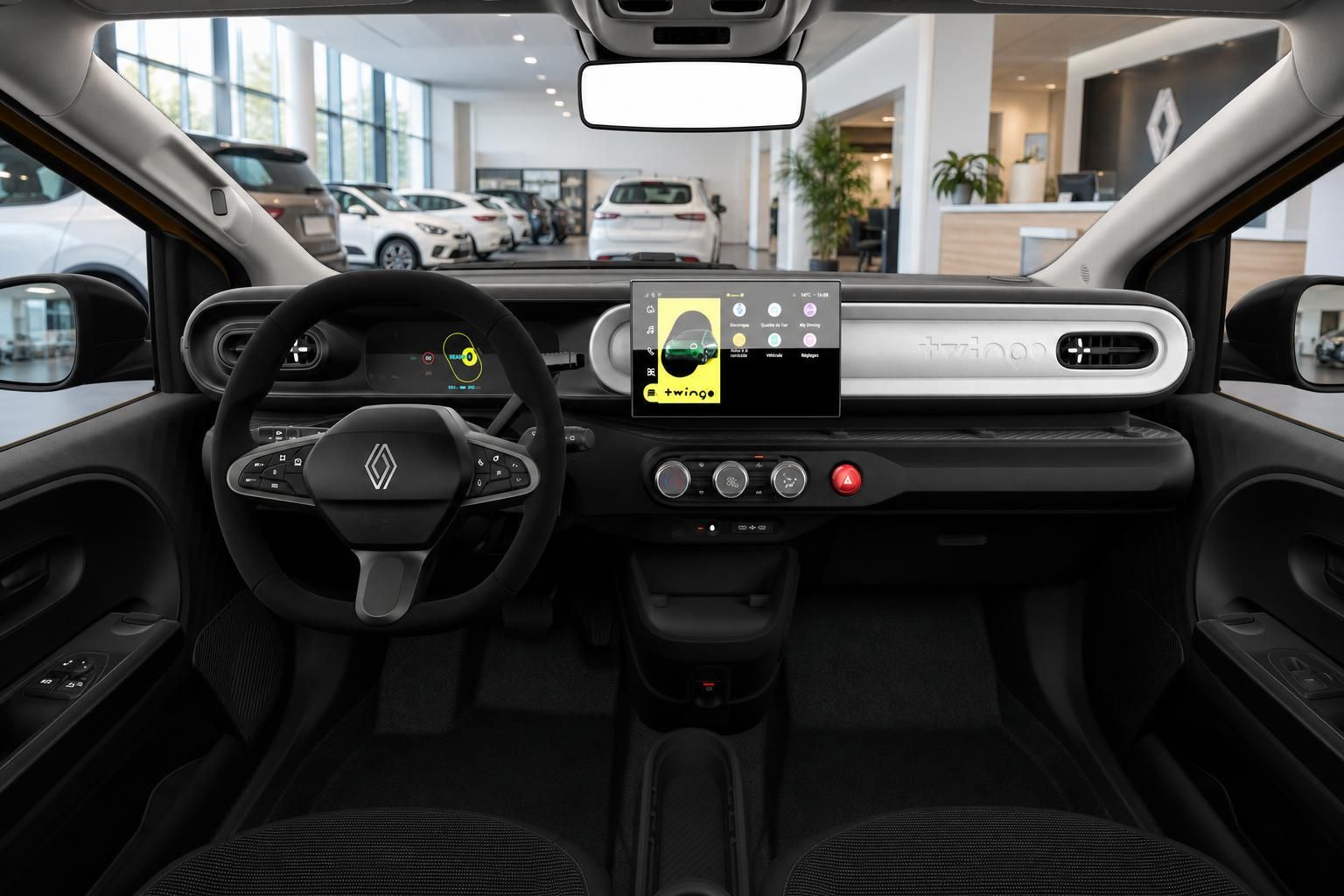 Renault Twingo Innenraum mit Cockpit und Touchscreen-Display