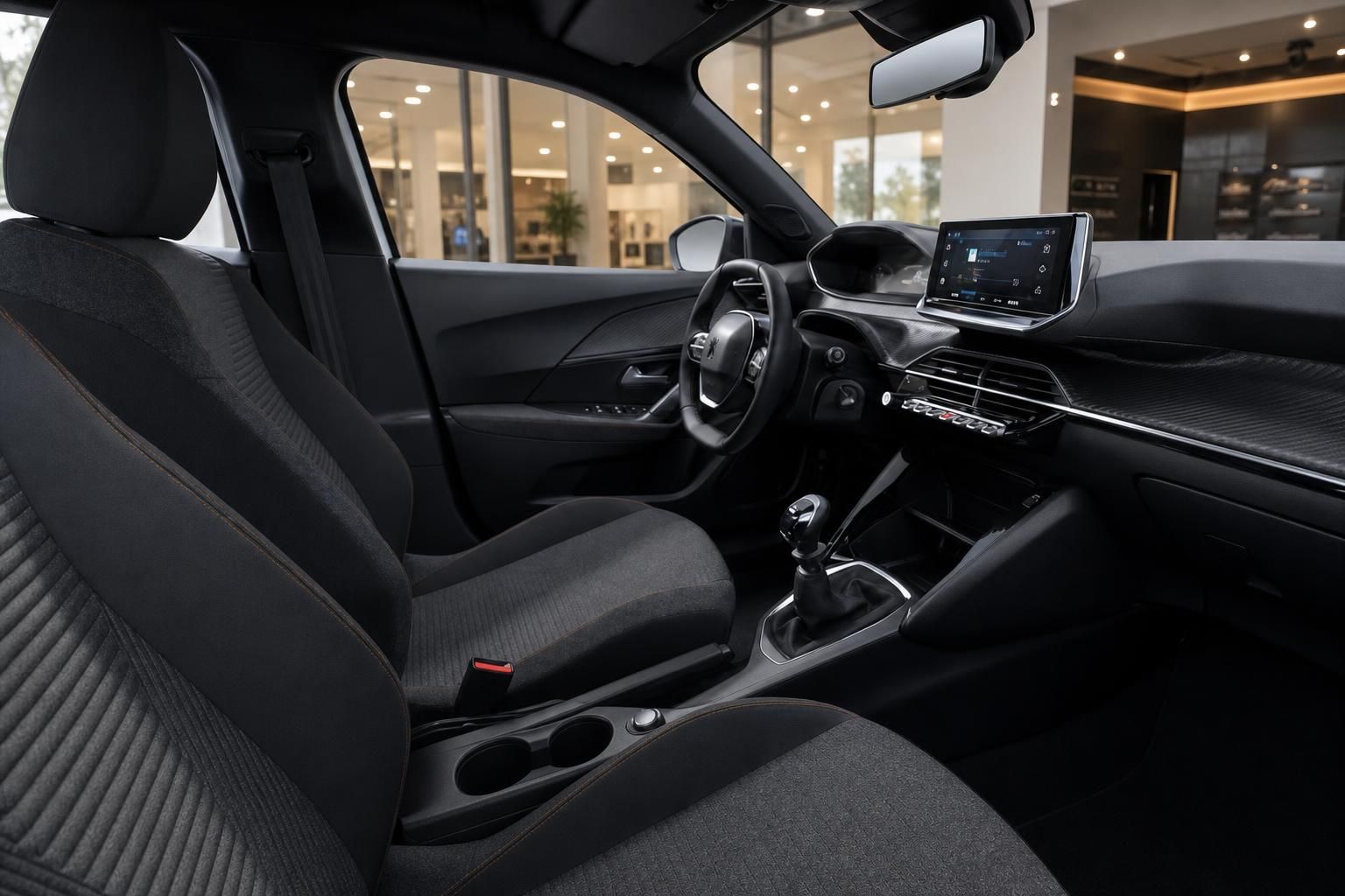 Peugeot 2008 Innenraum Sitze und Mittelkonsole im Detail