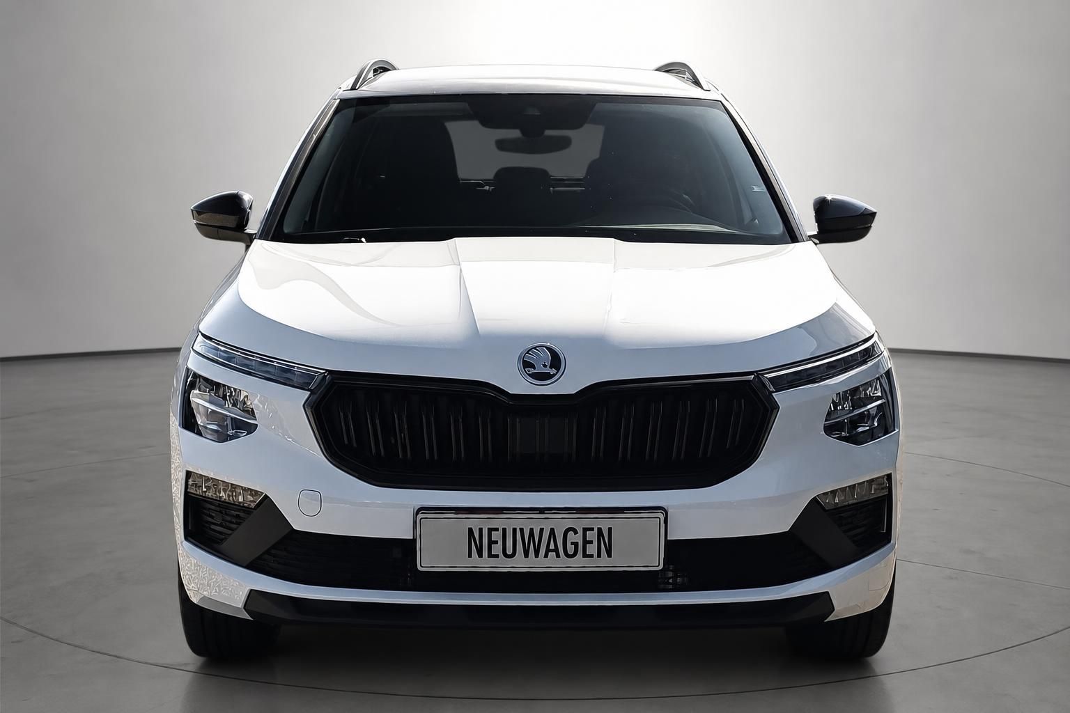 Skoda Kodiaq weiss Frontansicht Neuwagen SUV