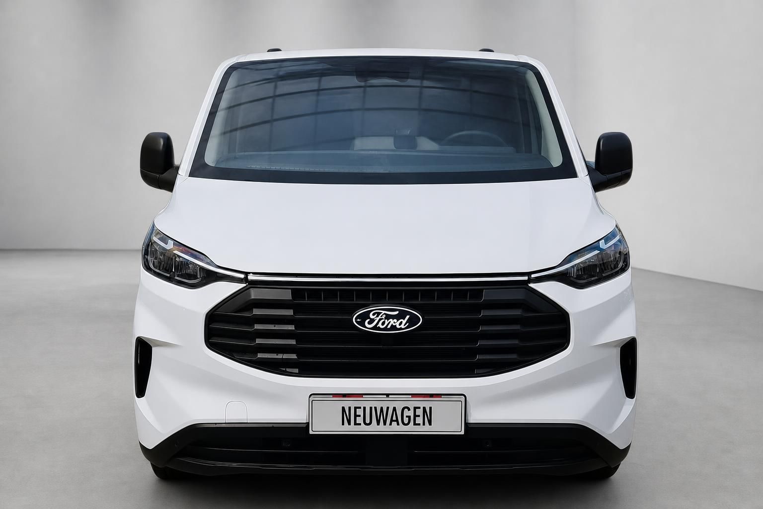 Ford Transit Custom Neuwagen Frontansicht in Weiß
