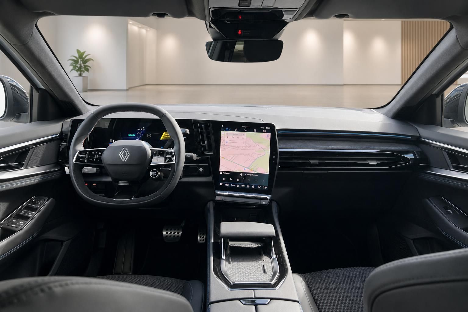 Renault Austral Cockpit mit Lenkrad und Navigationsdisplay