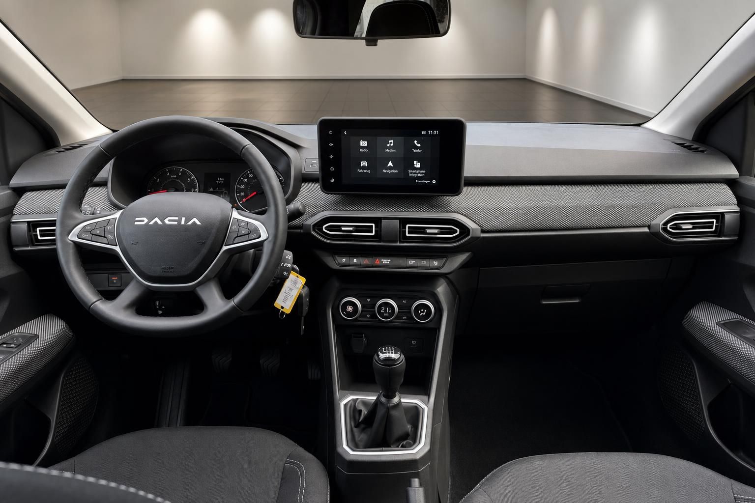 Dacia Jogger Cockpit mit Touchscreen und Armaturenbrett
