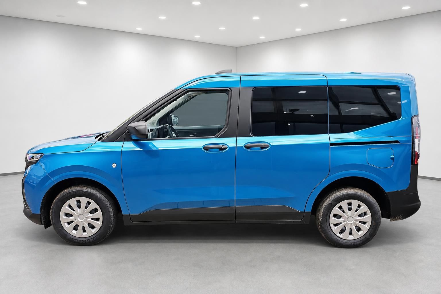 Ford Tourneo Courier blau Seitenansicht Profil Neuwagen