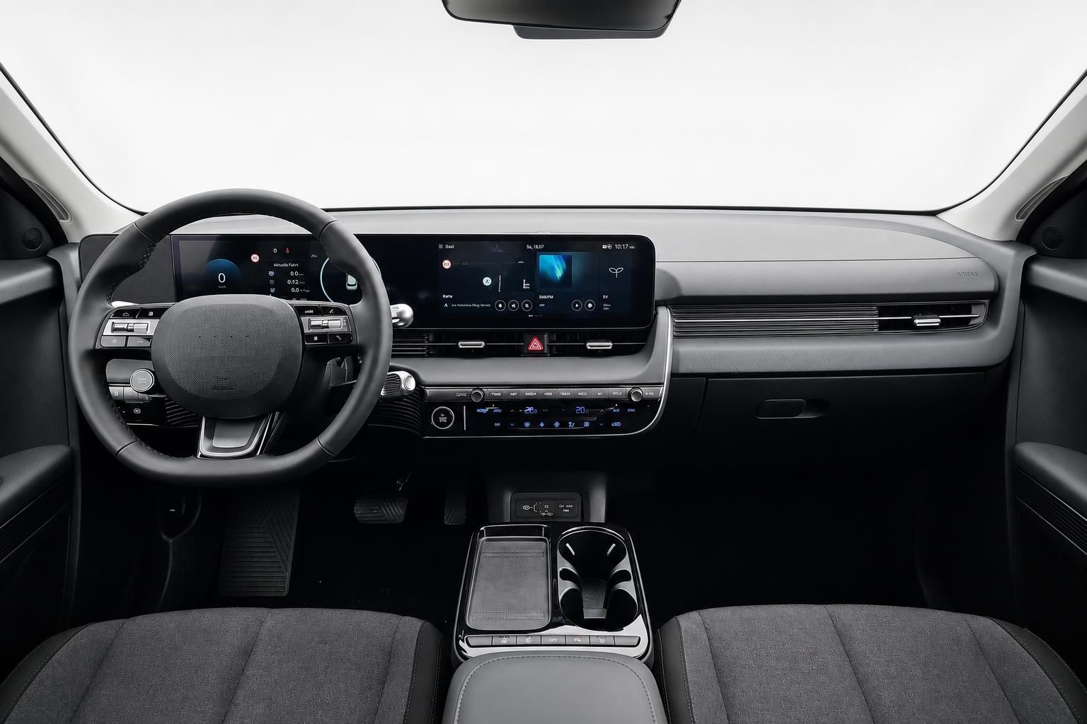 Cockpit und Armaturenbrett des Hyundai Ioniq 5 im Detail