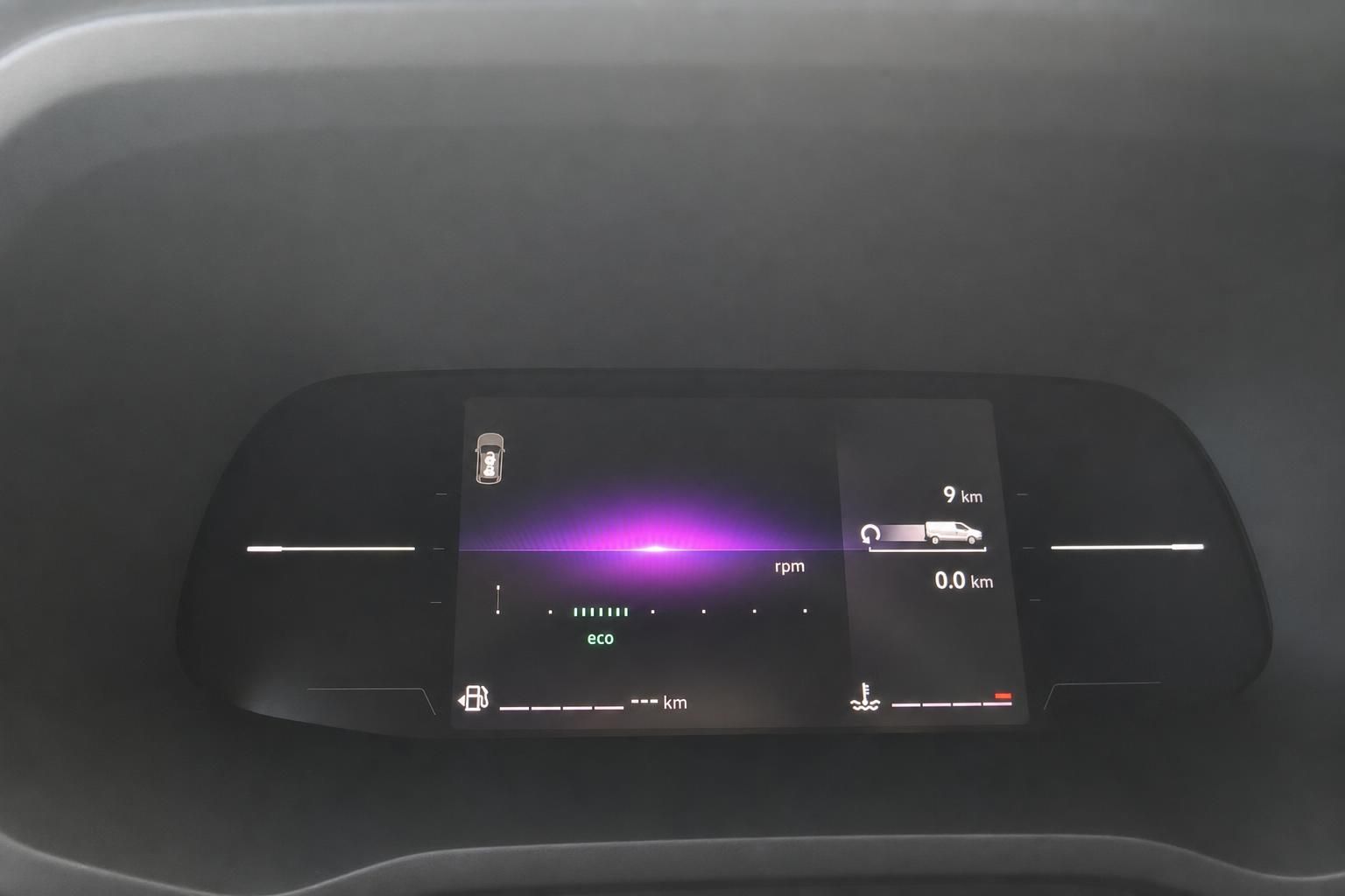 Renault Trafic digitales Kombiinstrument mit Drehzahlmesser und Fahrzeuganzeige