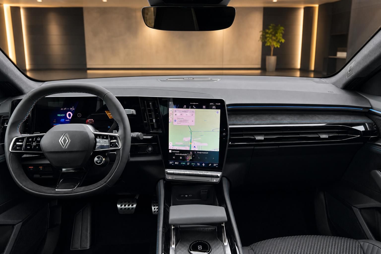 Renault Austral Cockpit mit Lenkrad und Infotainment-Display Innenraum