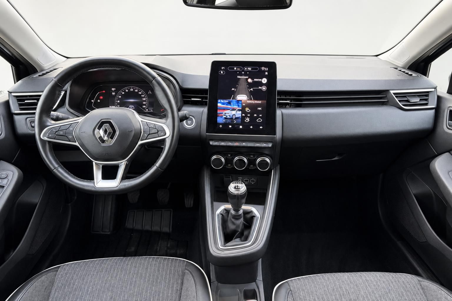 Renault Clio Cockpit mit Multimedia-Display und Schaltknauf