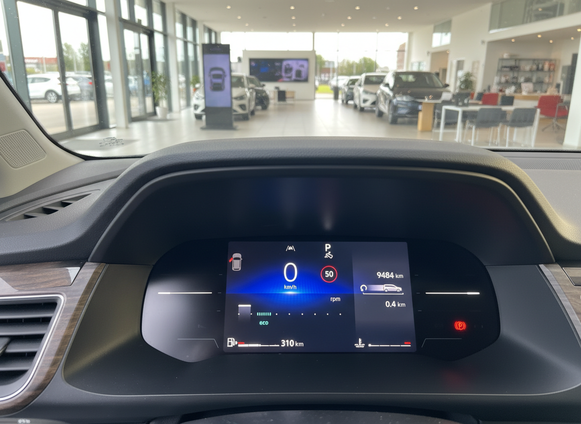 Honda CR-V Innenraum Cockpit mit digitalem Kombiinstrument, 9484 km, Autohaus