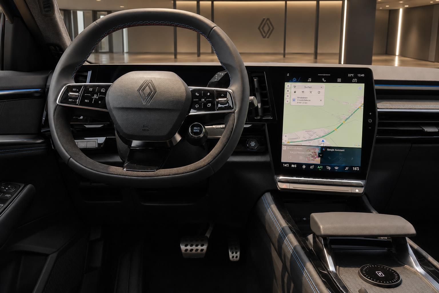 Renault Austral Cockpit mit Lenkrad und Navigationsdisplay