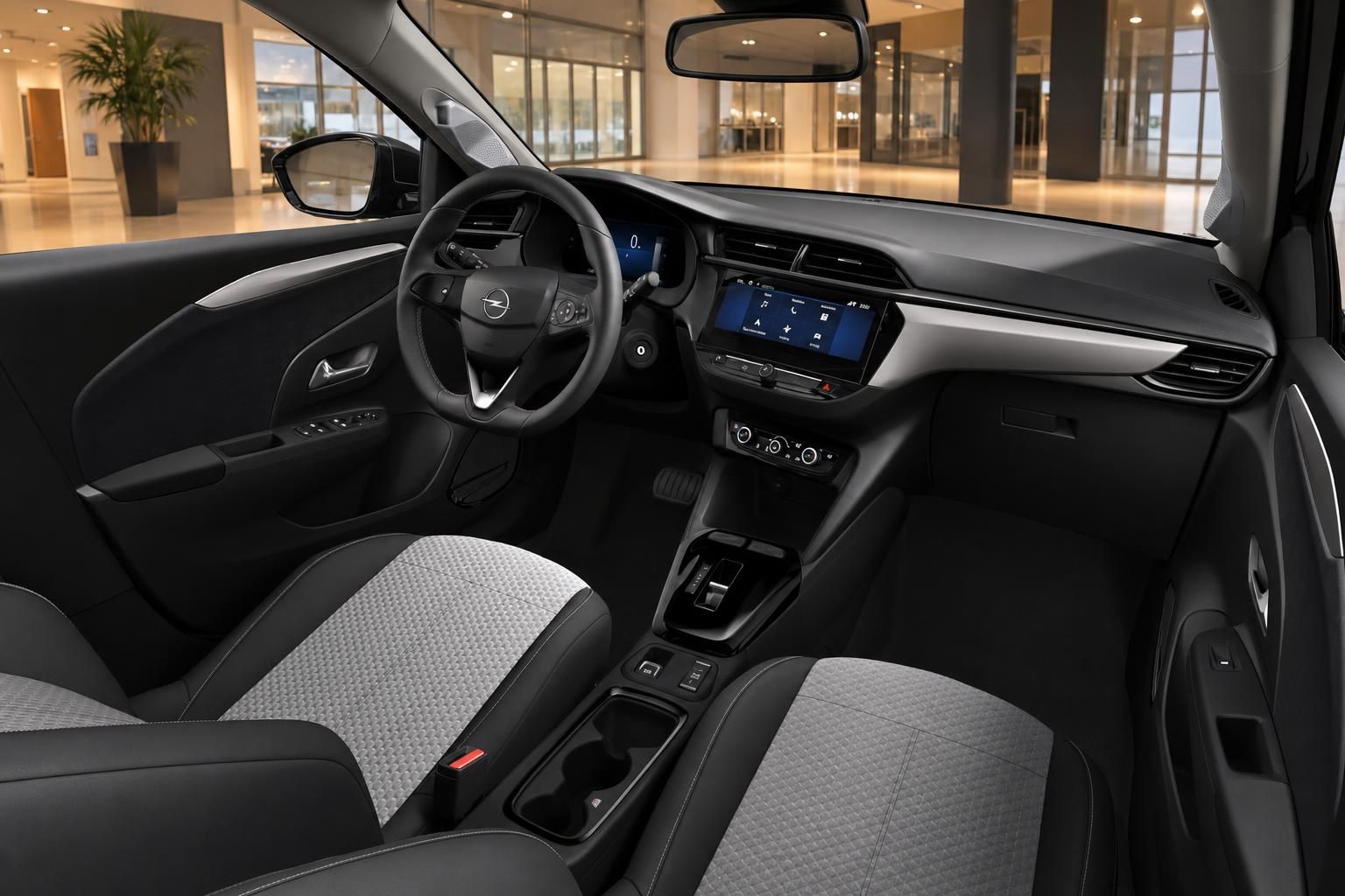 Opel Corsa Electric Cockpit mit Lenkrad und Touchscreen