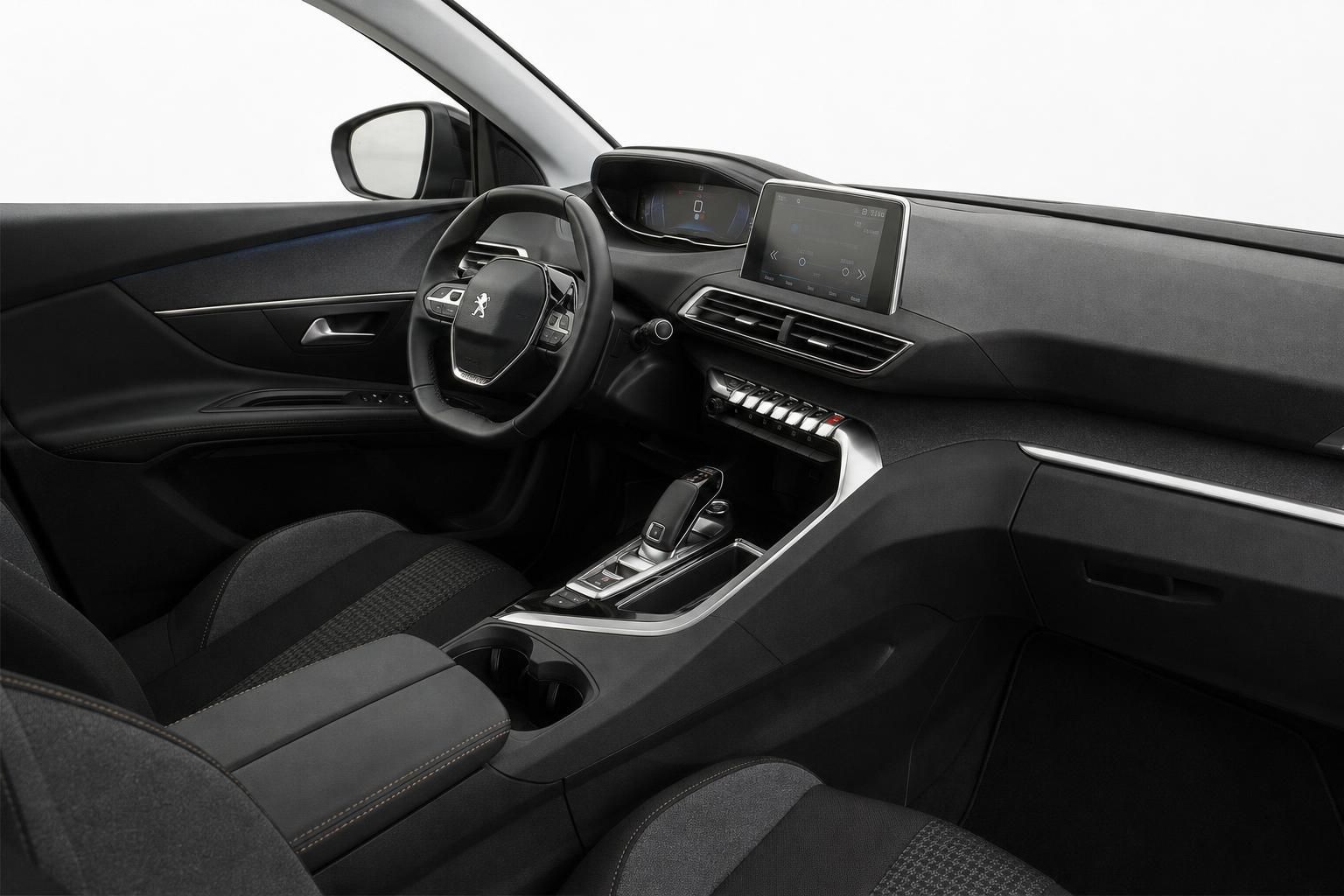 Peugeot Innenraum: Cockpit mit Lenkrad, Touchscreen und Digitaltacho