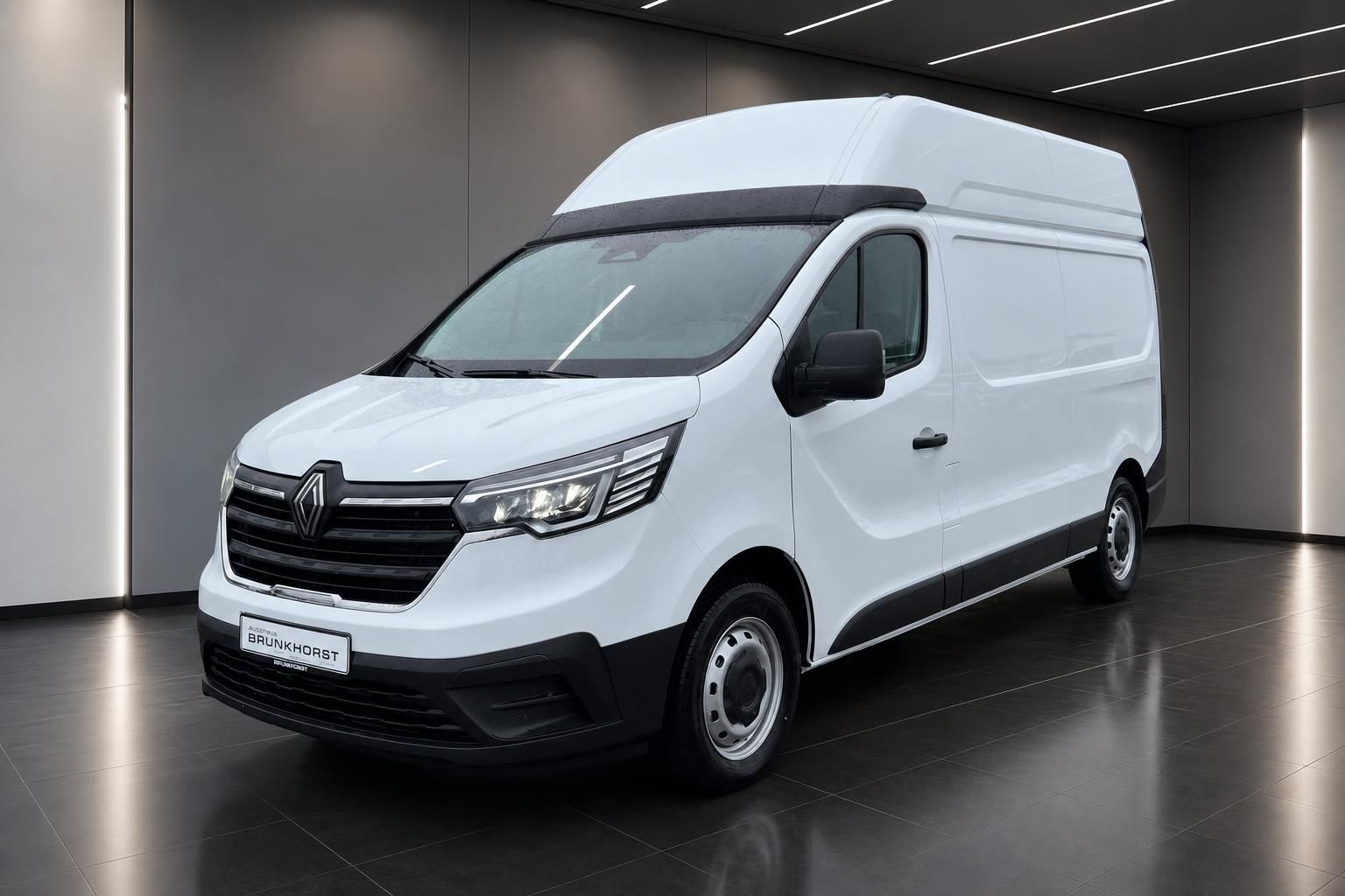 Renault Trafic Nutzfahrzeug weiß Seitenansicht Hochdach-Variante