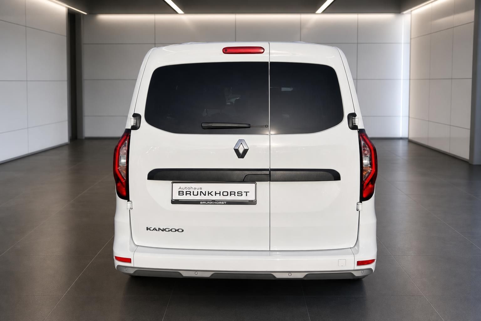 Renault Kangoo weiss Heckansicht Autohaus Brunkhorst