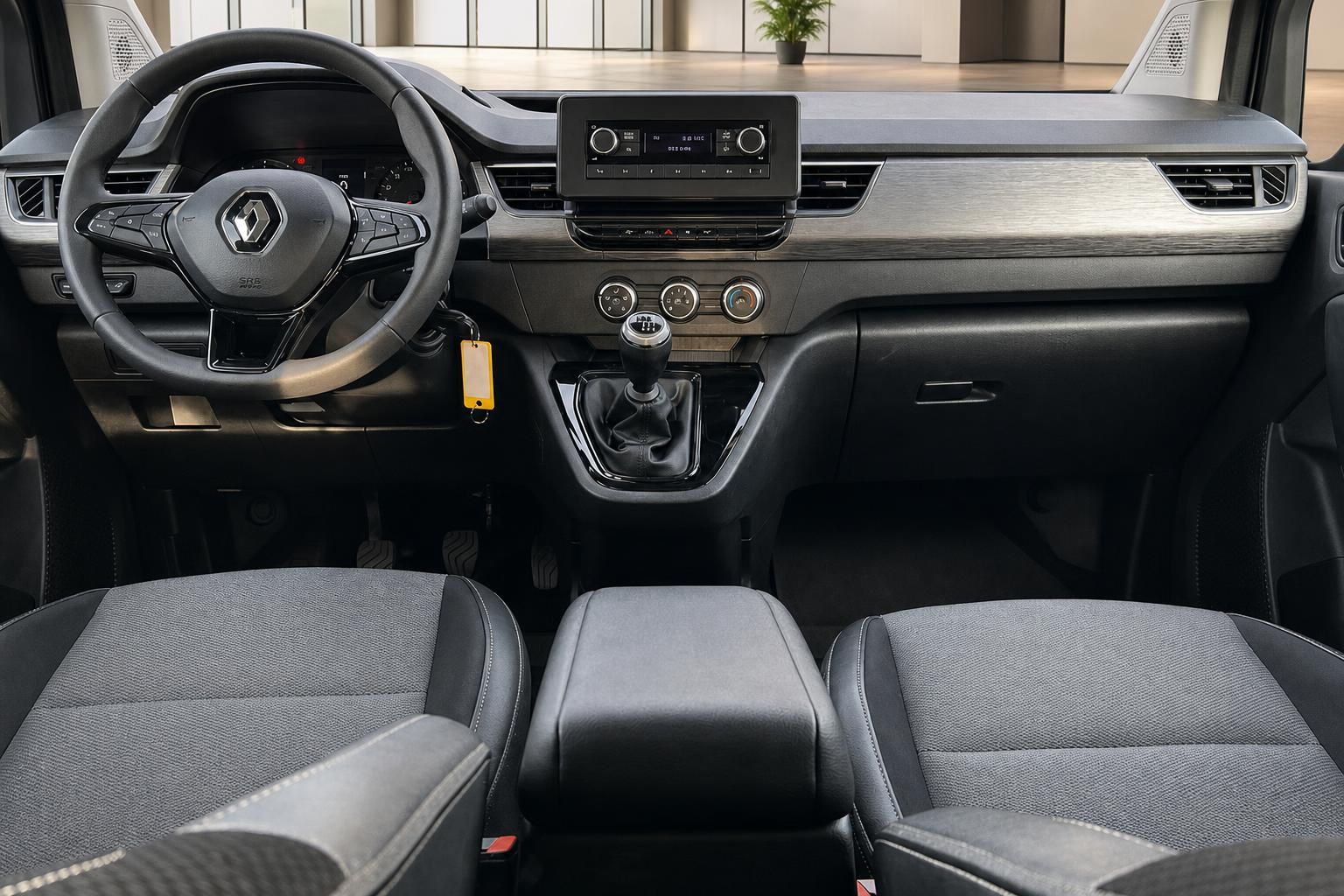 Renault Kangoo Cockpit Armaturenbrett schwarzes Interieur