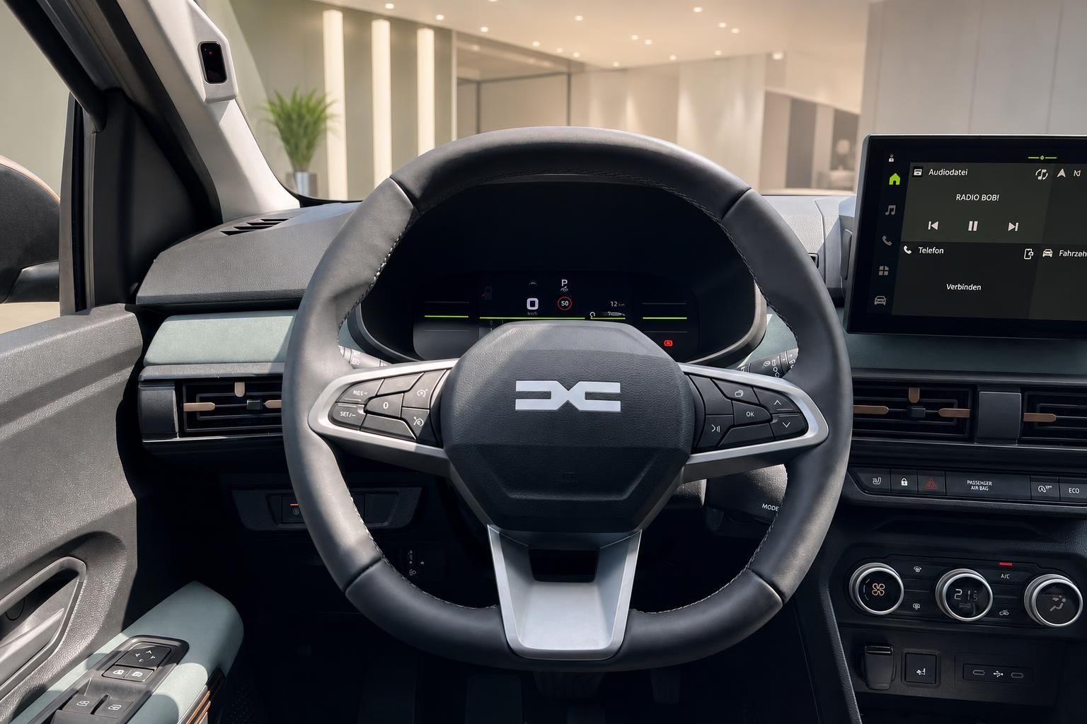 Dacia Jogger Armaturenbrett mit digitalem Display und modernem Infotainment-System