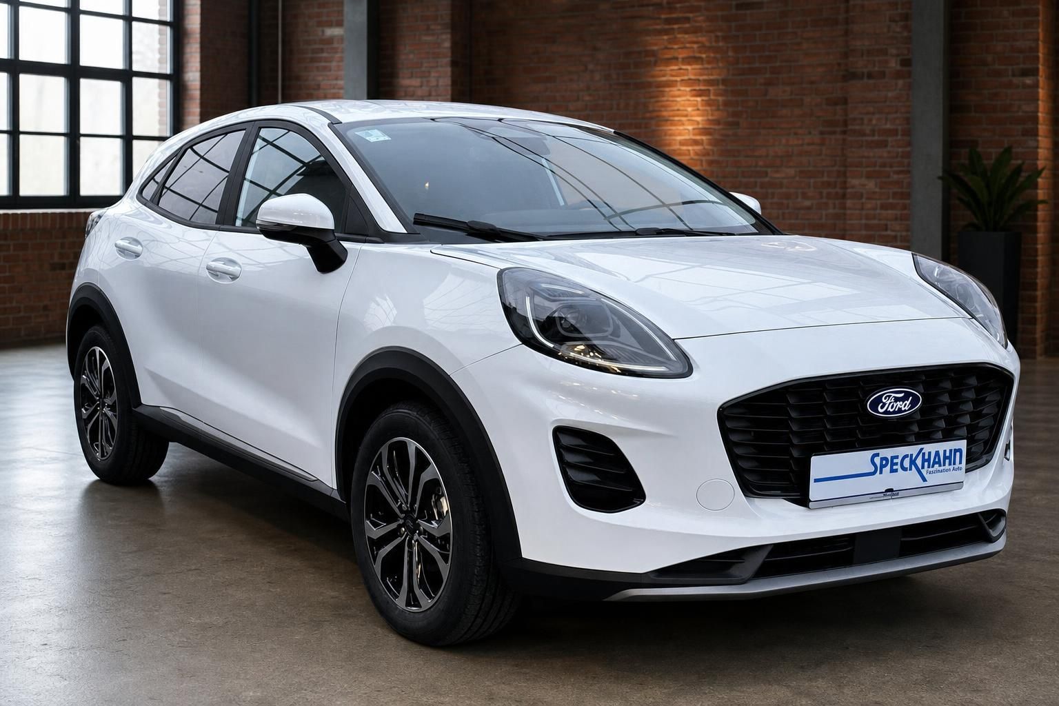 Ford Puma weiß Frontansicht SUV beim Autohaus Speckhahn