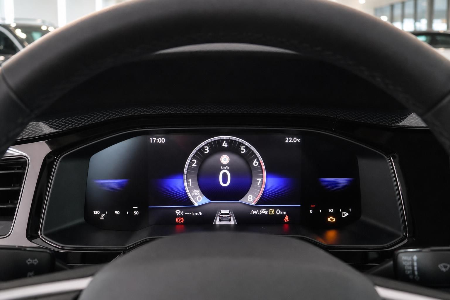 VW Polo digitales Kombiinstrument mit Tacho und Anzeigen