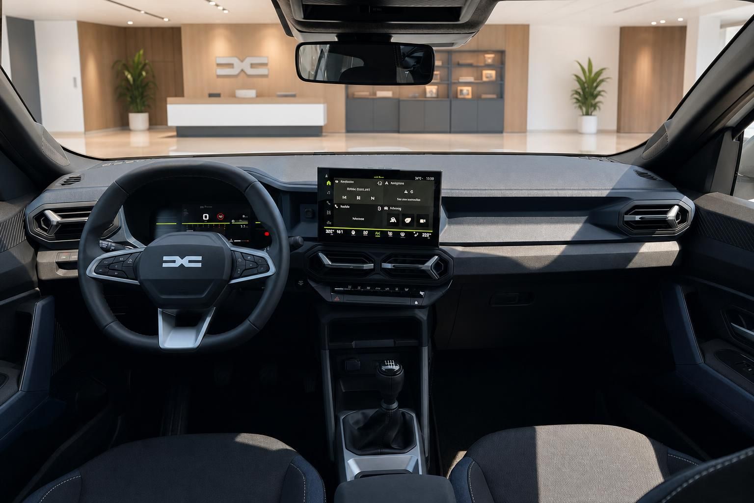 Dacia Bigster Innenraum mit Cockpit und Touchscreen-Display