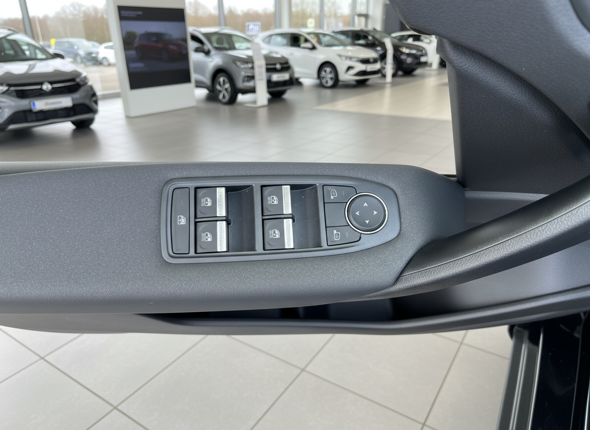 Vauxhall Opel Fahrzeugtür Innenraum mit elektrischen Fensterhebern und Spiegelverstellung