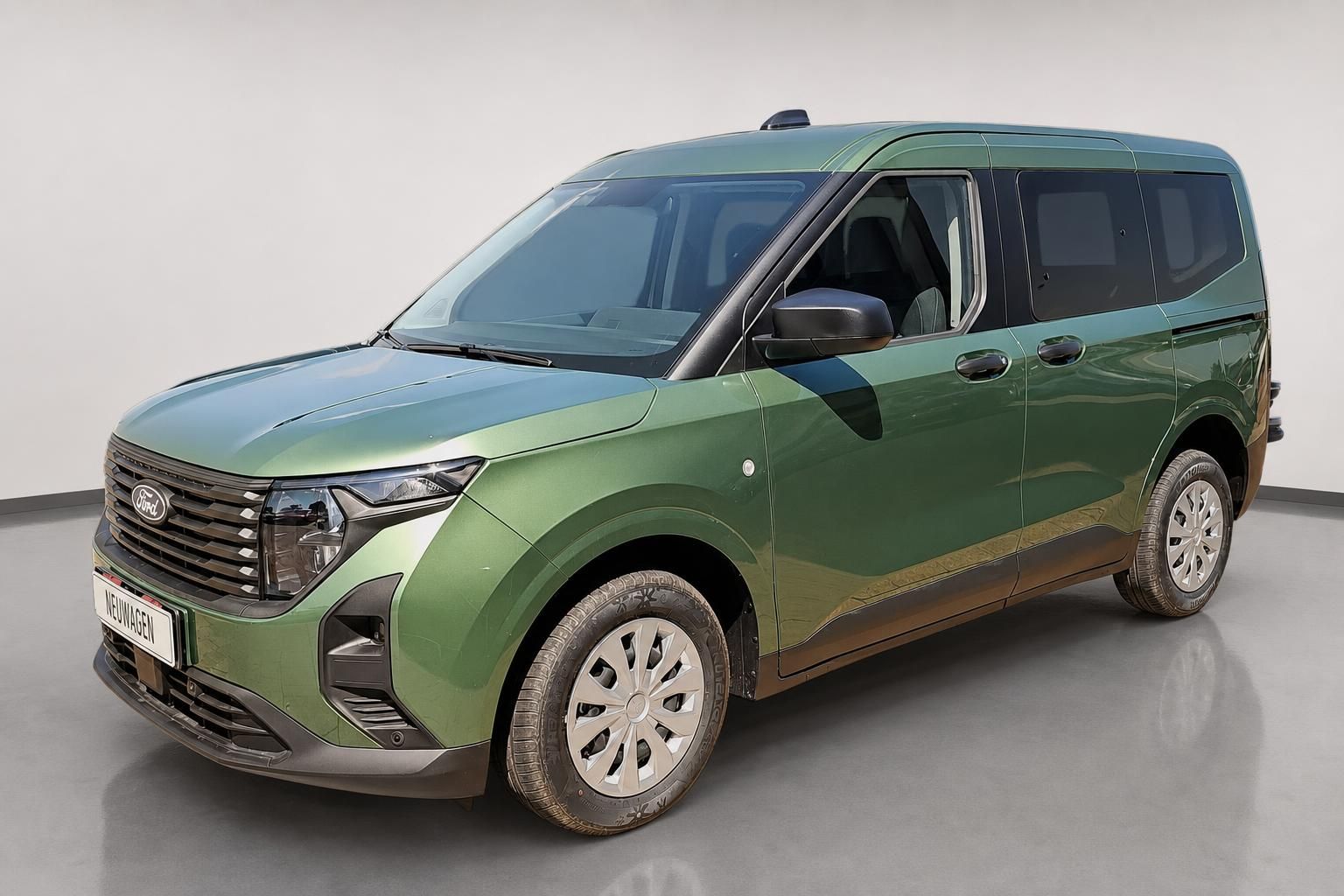 Ford Tourneo Connect grün metallic Seitenansicht schräg vorne