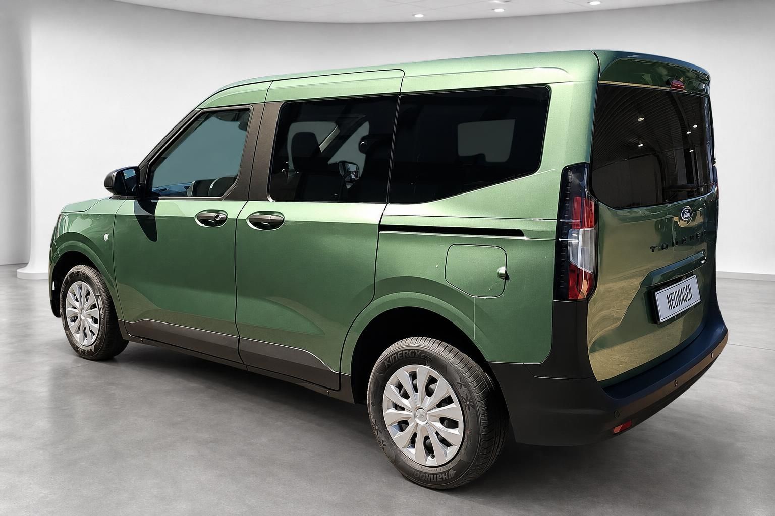 Ford Tourneo Connect grün metallic Heckansicht schräg