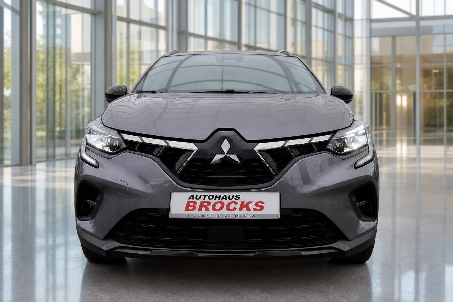 Mitsubishi ASX Frontansicht in Grau bei Autohaus Brocks