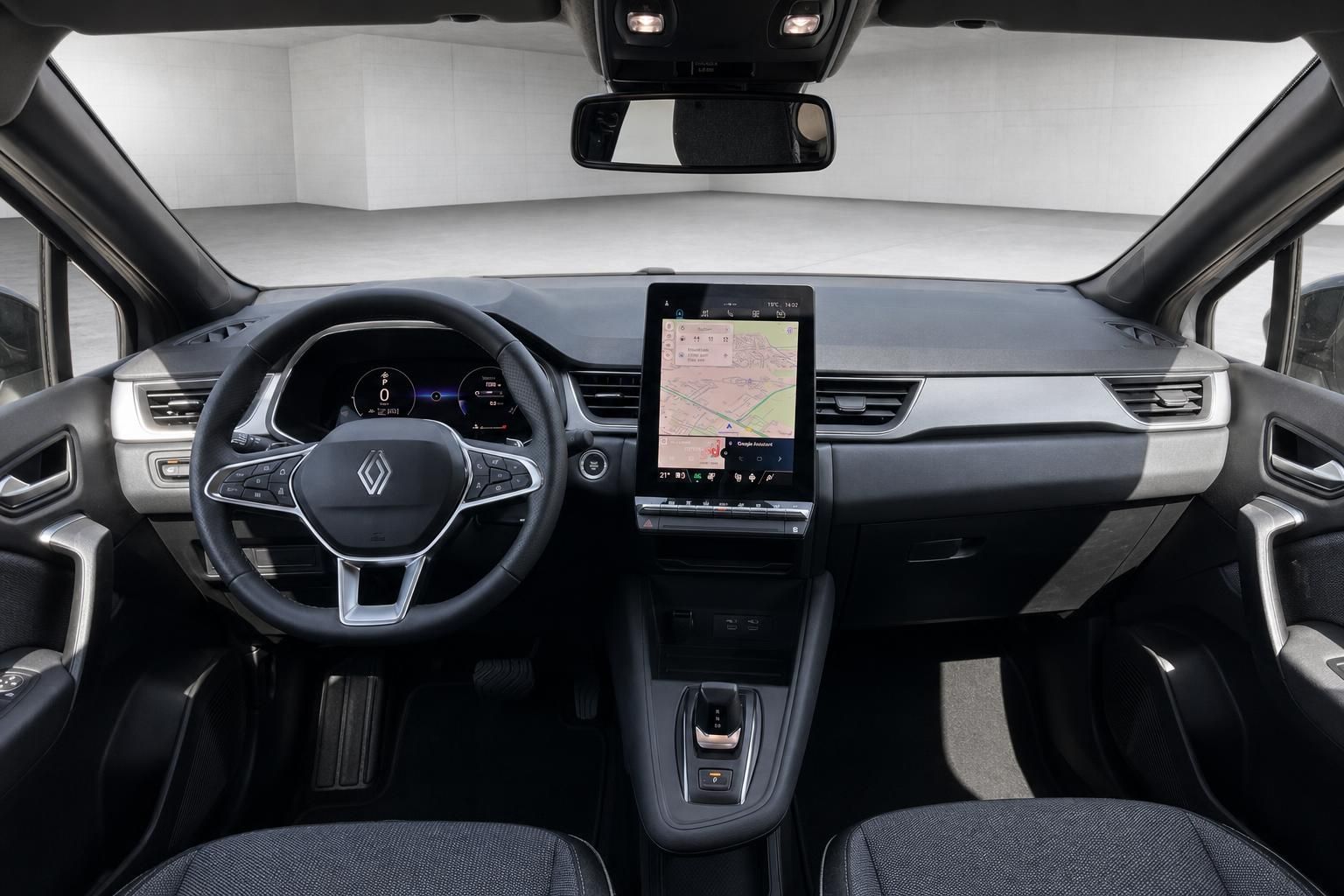 Renault Innenraum mit digitaler Instrumententafel und Navigationssystem