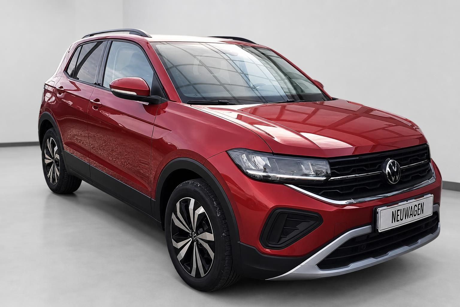 VW T-Cross rot Frontschraegansicht Neuwagen SUV