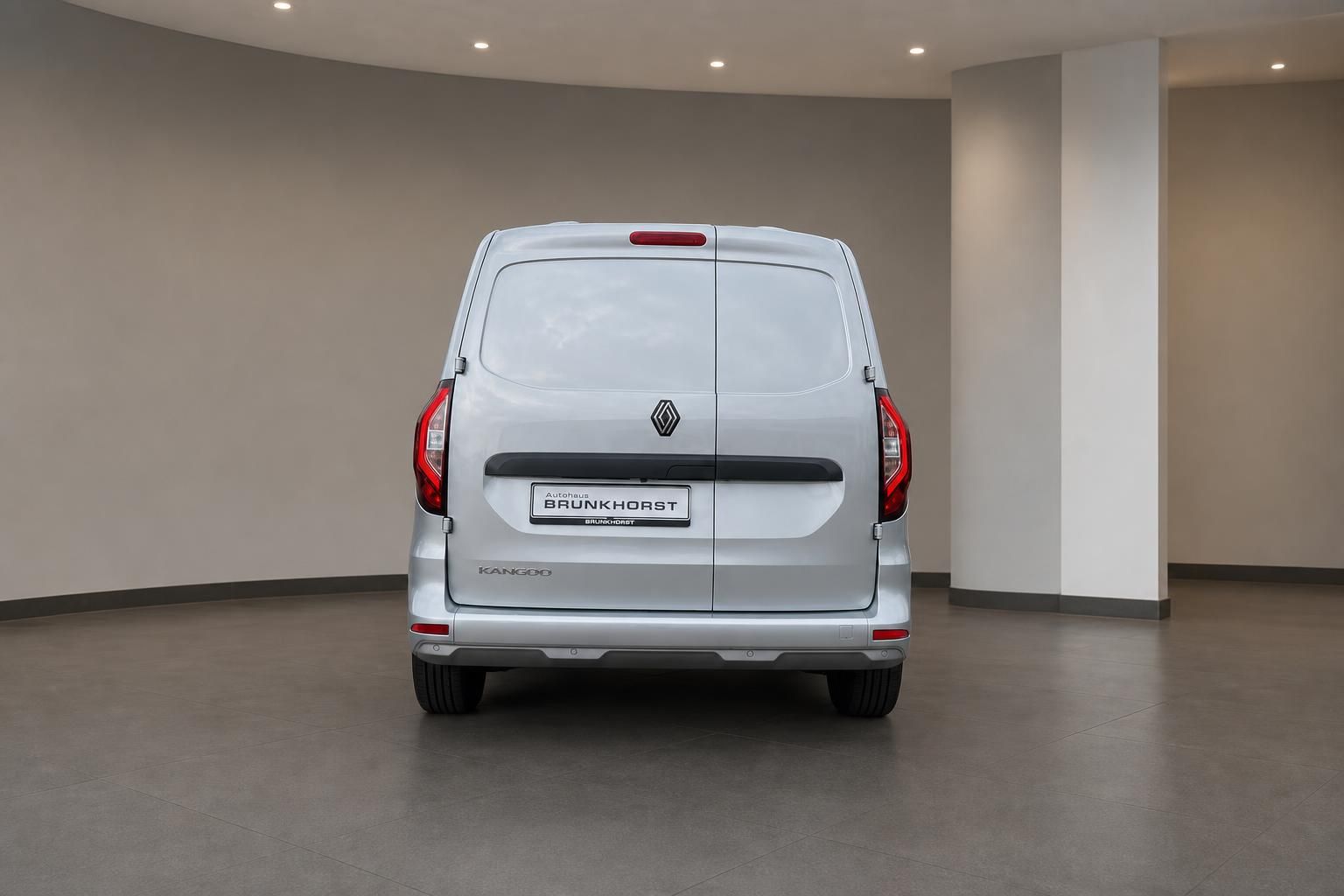 Renault Kangoo silber Heckansicht Transporter Nutzfahrzeug Autohaus Brunkhorst