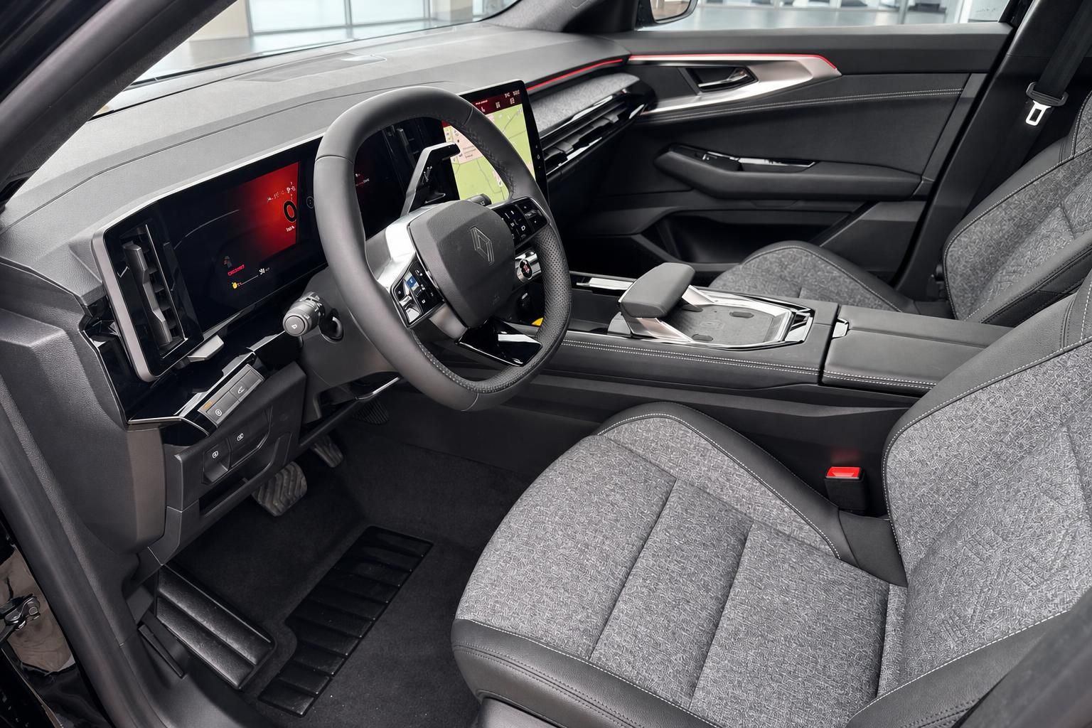 Renault Austral Fahrerplatz - Detailansicht Cockpit mit digitalem Display und Premiumausstattung