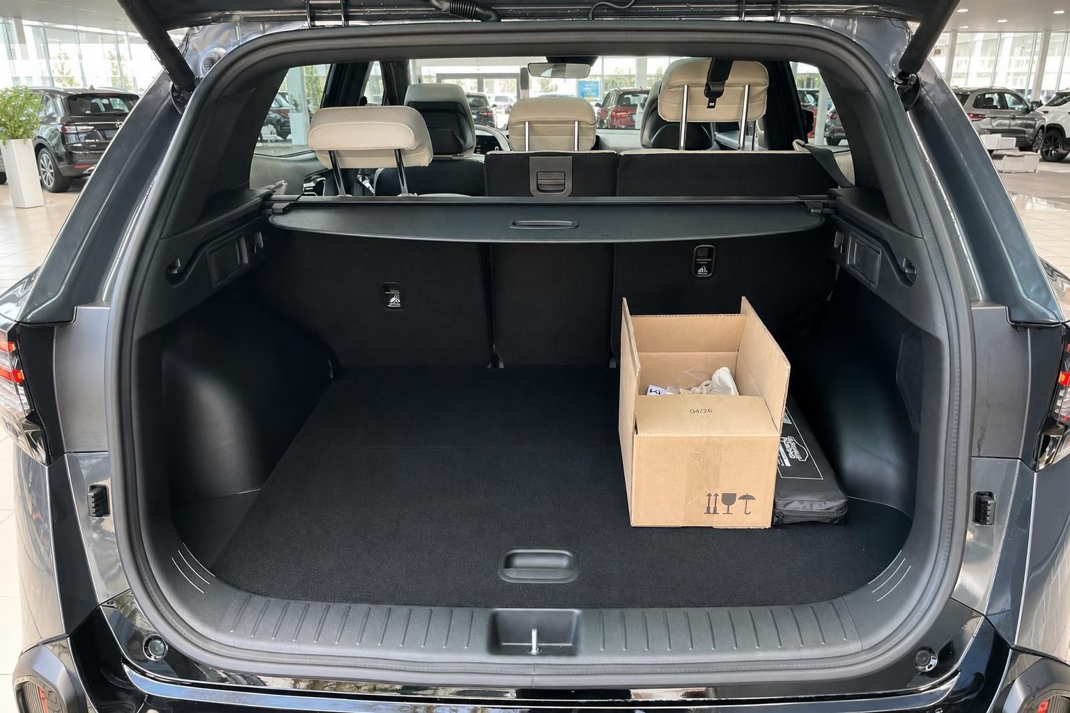 Kia Sportage Kofferraum mit viel Stauraum, Innenansicht geoeffnet