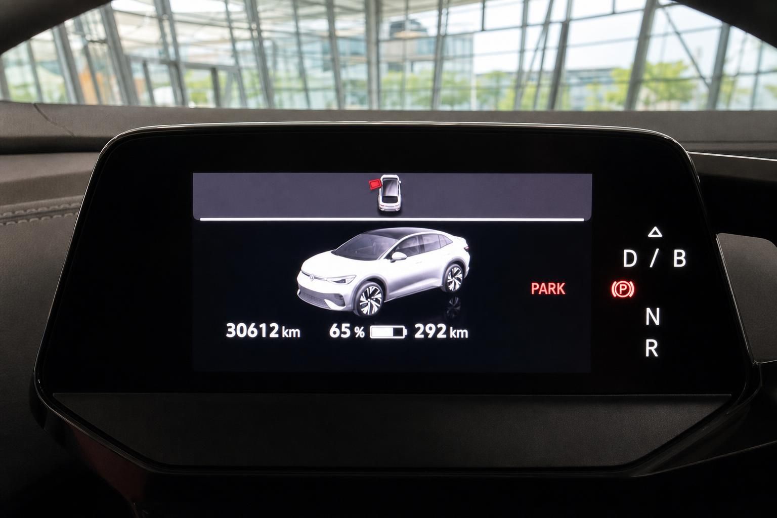 VW ID.5 Digitales Cockpit mit Batteriestatus und Reichweitenanzeige